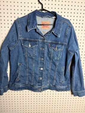 Levi's Women's Blue Denim Trucker Jacket sz 1x